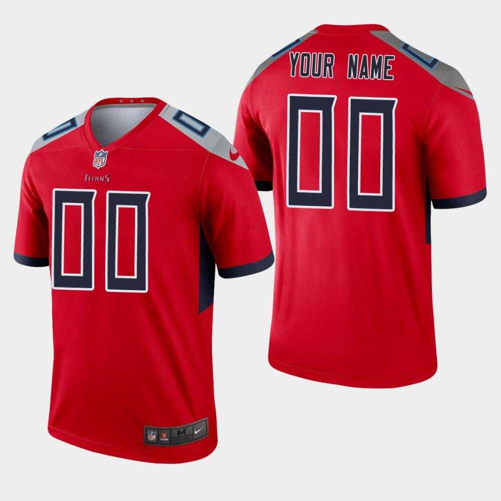 Customized Men's Nike Titans Red Inverted Legend Limited Jersey,We sell and wholesale Customized Men's Nike Titans Red Inverted Legend Limited Jersey on line form chian!